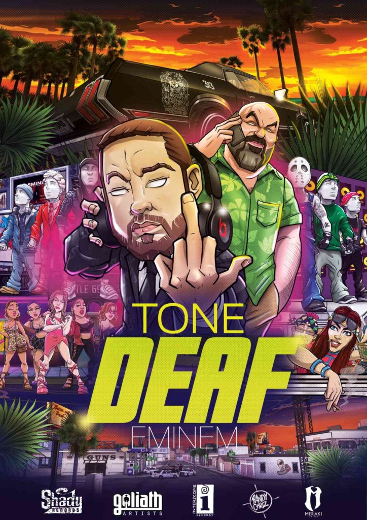 Eminem Tone Deaf Official Music Video Poster